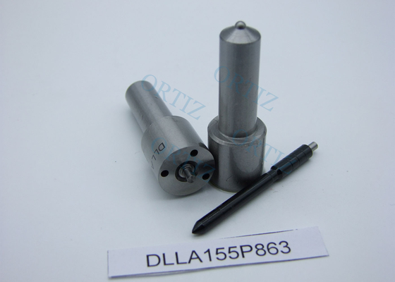 High Pressure DENSO Injector Nozzle Silver Color Steel Material DLLA155P863